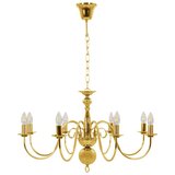  Luster zlatni 8 x žarulja E14 | shoptok.hr