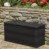  Vrtna kutija za pohranu crna 117 x 45 x 56 cm | Eponuda.com