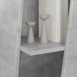  Bočna polica Betonski sivi 33 x 32 x 100,5 cm Konstruirano drvo | shoptok.hr