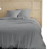 Prevleke za prešito odejo Housse de couette 123326 acier 260x240 cm Siva
