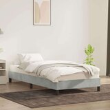  Okvir kreveta bez madraca svijetlo sivi 100x220 cm baršun | shoptok.hr