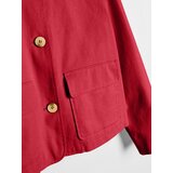 Sinsay Pamučna jakna s ovratnikom i twill završnom obradom | shoptok.hr