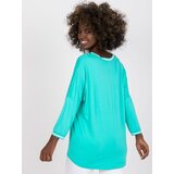 BASIC Feel Good Blouse-RV-BZ-7805.66P-turquoise | Shoptok.si