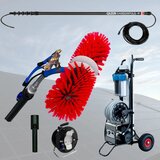  Idromatic-qleen profi set za pranje solarnih panela 12.6m (12.6m 100% karbon teleskop 235 gpa, 60cm rotaciona četka - 150qm/h, četverofazni sistem fil Cene