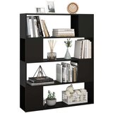 vidaXL ormarić za knjige / sobna pregrada crni 100 x 24 x 124 cm | shoptok.hr