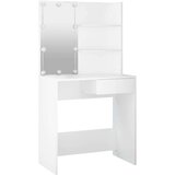  Komplet toaletnih mizic z LED lučkami bel konstruiran les, (20715607) | Shoptok.si