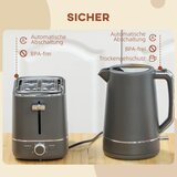  Set koji se sastoji od kuhala za vodu od 1 7 l i tostera sa 6 stupnjeva pečenja sive boje | shoptok.hr