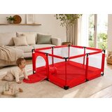 Delunaro dečija ogradica za igru sa mrežom 127x127x65 cm ( KLK2608-Red ) Cene