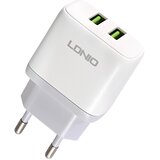  Kucni punjac LDNIO A2221 2xUSB, 12W beli Cene