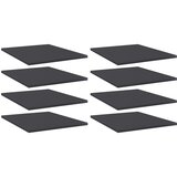 Police za knjige 8 kom sive 40 x 50 x 1,5 cm konstruirano drvo | shoptok.hr