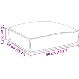  Jastuk Vinska crvena 50 x 50 x 12 cm Oxford tkanina | shoptok.hr