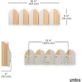 Umbra Bež/u prirodnoj boji željezna zidna vješalica 43 cm Saloon – | shoptok.hr