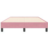  posteljni okvir brez vzmetnice roza 120x210 cm žamet, (21829692) | Shoptok.si