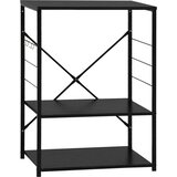 Ormarić za mikrovalnu pećnicu crni 60 x 39,6 x 79,5 cm drveni | shoptok.hr