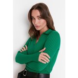 Trendyol green polo collar knitwear sweater | ePonuda.com