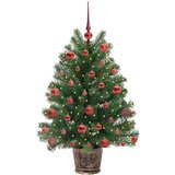  Umjetno božićno drvce s 150 LED svjetlima Zelena 95 cm PE i PVC Slike