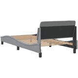  Okvir za krevet Dover svjetlosivi 100x190 cm od tkanine | Eponuda.ba