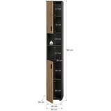 MID.YOU Visoka Omara Mone, Barva Hrasta, Siva | Shoptok.si