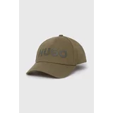 Hugo Bombažna bejzbolska kapa zelena barva