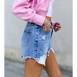 Gemre Campia Belted Denim Shorts | shoptok.hr