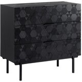 Bessagi Home komoda roma, črna, strukturirana | Shoptok.si
