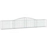  Lučne gabionske košare 7 kom 400x30x60/80 cm pocinčano željezo | shoptok.hr