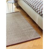 noo.ma Bordo rdeča/v naravni barvi ročno tkana volnena preproga 140x200 cm Talo – | Shoptok.si