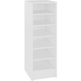 vidaXL Omarica za čevlje bela 31,5x35x90 cm iverna plošča | Shoptok.si