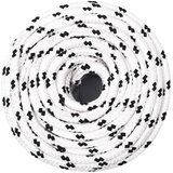 Pleteni brodski konop bijeli 8 mm x 25 m poliesterski | shoptok.hr