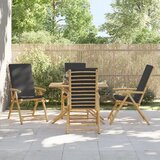 Maison Chic Zložljiv Vrtni Stoli - Stol za vrti 4 kosi s temno sive blazinami bambus JS2650, (21876160) | Shoptok.si