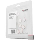 Lindy USB Type C Port Blockers (Without Key) - Pack of 10, Pink | shoptok.hr