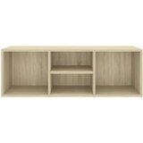 vidaXL klupa za spremanje obuće boja hrasta 105x35x35 cm od iverice | shoptok.hr
