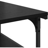 vidaXL Držač za printer Crni hrast 43 x 48 x 64 cm Konstruirano drvo | shoptok.hr