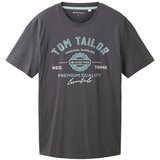 Tom Tailor Majica turkizna / svetlo siva / temno siva | Shoptok.si
