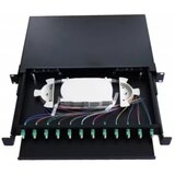 Optički patch panel ExeLink sa 12 konektora SC/APC za rek orman | ePonuda.com