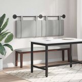  Držeće uzglavlje Zidne Oblačnosiva 150 x 55 x 5 cm tkanina - Siva boja oblaka 140 cm bez LED svjetla | shoptok.hr