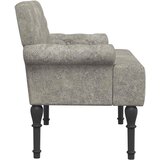  Ljubavni kauč s gumbima Svjetlosiva 120 x 65 x 78 cm | Eponuda.com