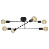  cottex P7216SV - plafonski luster baton 6xE27/60W/230V crna | Eponuda.com