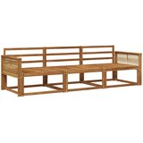  Set vanjskih sofa 3 kom. Prirodna Čvrsto drvo akacije | shoptok.hr