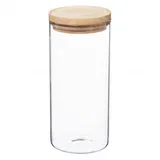DOZA 1,3L, 10X22CM, STAKLO/BAMBUS