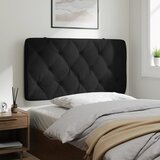  Jastuk za uzglavlje crni 100 cm baršunasti | shoptok.hr
