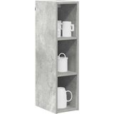 vidaXL Viseča omarica s polico Riga Betonsko siva 20 x 29,5 x 80 cm | Shoptok.si