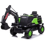Lean_Toys Otroški bager Volvo 12V z zajemalko zelena | Shoptok.si