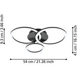 Eglo LED pametna stropna svetilka 33 W PARRAPOS-Z – | Shoptok.si