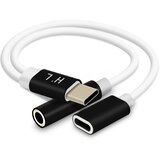 AVIZAR USB-C na 3,5 mm prikljucek in USB-C avdio in polnilni adapter, HL-100 - crn, (20618062) Cene