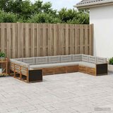  Setovi sofa s jastukom 10 pcs Čvrsto drvo akacije | Eponuda.com