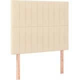  box spring s madracem LED krem 120 x 200 cm od tkanine | shoptok.hr