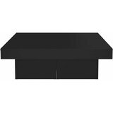  Stolić za kavu crni 90 x 90 x 28 cm od konstruiranog drva | Eponuda.ba