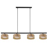 Brilagi LED RGB prigušiva luster AURA LUX 4xGX53/14W/230V Wi-Fi Tuya crna/zlatna | Eponuda.com