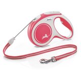 Flexi new Comfort M red - povodac gajtan 5m | ePonuda.com